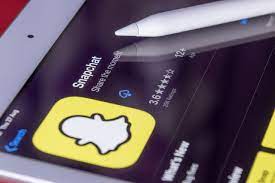 Logo de Snapchat sur une tablette