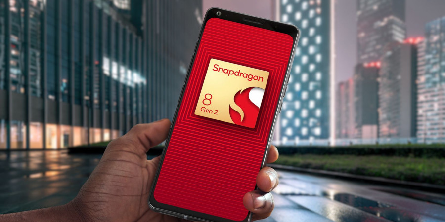 Smartphone doté d’un système Snapdragon de Qualcomm