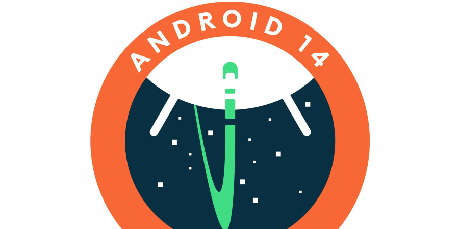 Logo de l’Android 14