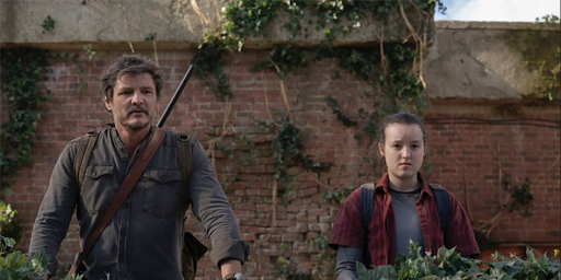 Joel et Ellie dans la série The Last of Us